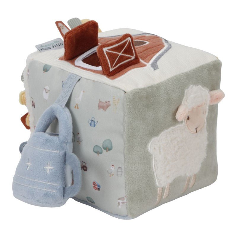 Cubo peluche actividades Granja Little Duch - Nanetes
